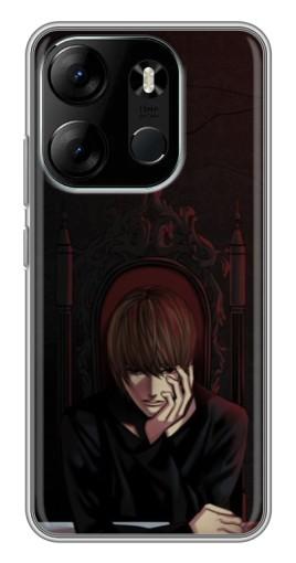 Силиконовый чехол с изображением "Задумчивый Ягами" для Tecno Spark Go 2023 (BF7)