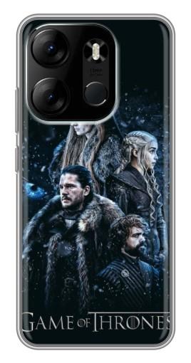 Чехол с картинкой "Зима близко" для Tecno Spark Go 2023 (BF7)