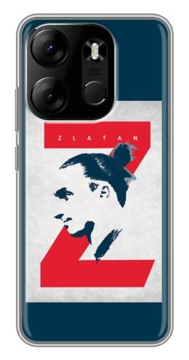 Чехол с принтом "Zlatan" для Tecno Spark Go 2023 (BF7)