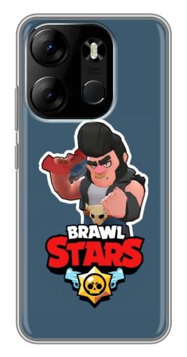 Чехол с картинкой "Злой Булл" для Tecno Spark Go 2023 (BF7)