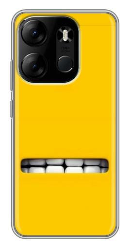 Чехол с принтом "Зубы миньона" для Tecno Spark Go 2023 (BF7)