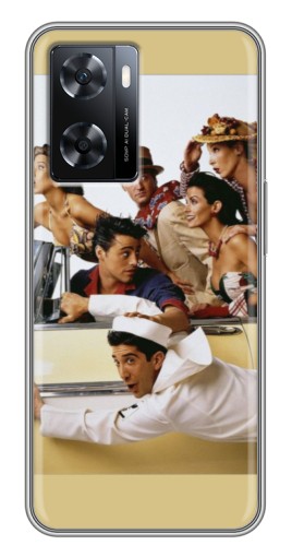 Чехол с печатью "Афиша Друзья " для Oppo a57s
