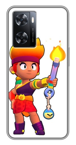 Чехол с печатью "Amber Бравл старс" для Oppo a57s