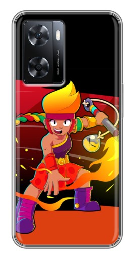 Чехол с принтом "Амбер в дуэли" для Oppo a57s