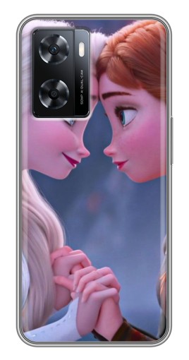 Чехол с печатью "Анна и Ельза" для Oppo a57s