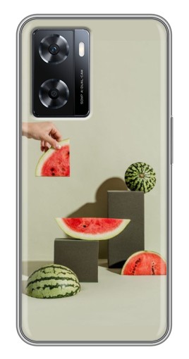 Чехол с печатью "Арт Арбузы" для Oppo a57s