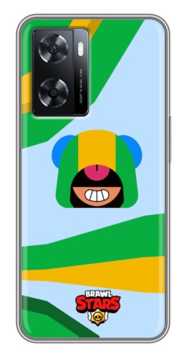 Силиконовый чехол с изображением "Арт Леон" для Oppo a57s