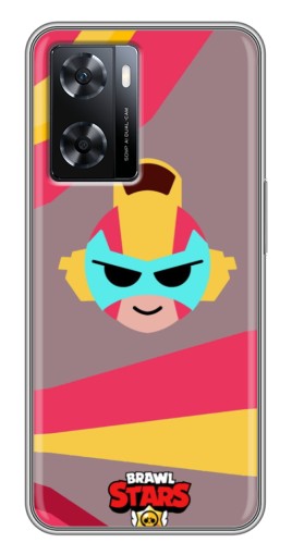 Силиконовый чехол с изображением "АРТ MAX" для Oppo a57s