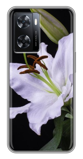 Чехол с печатью "Большая лилия" для Oppo a57s