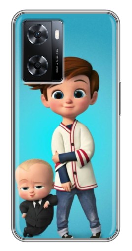 Чехол с принтом "Boss and Boy" для Oppo a57s