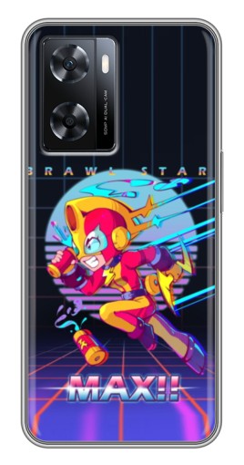 Силиконовый чехол с изображением "Brawl MAX" для Oppo a57s