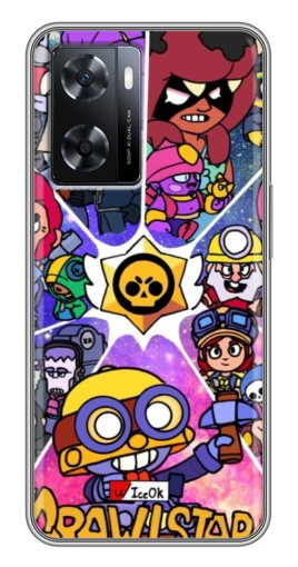 Чехол с принтом "Brawl заставка" для Oppo a57s