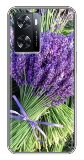 Чехол с принтом "Букет лаванды" для Oppo a57s