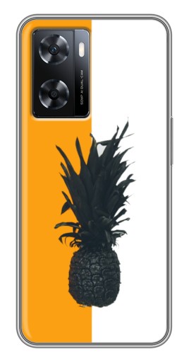 Чехол с печатью "Черный Ананас" для Oppo a57s