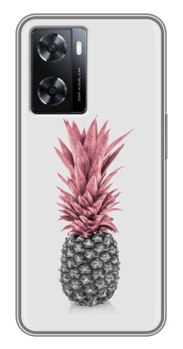 Чехол с принтом "Чёрно-белый ананас" для Oppo a57s