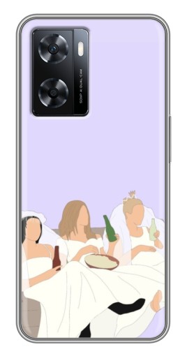 Силиконовый чехол с изображением "Девушки Друзья" для Oppo a57s