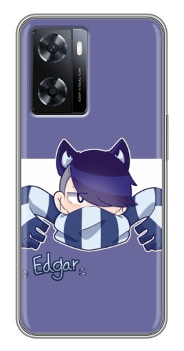 Силиконовый чехол с изображением "Edgar Brawl Stars" для Oppo a57s