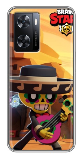 Чехол с печатью "Гитарист Poco" для Oppo a57s