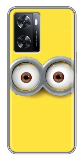 Силиконовый чехол с изображением "Глаза Боба миньона" для Oppo a57s