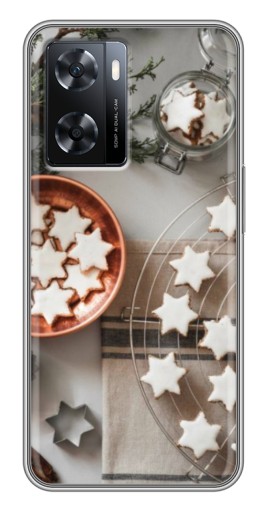 Чехол с печатью "Имбирные звездочки" для Oppo a57s