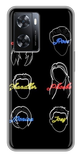 Чехол с печатью "Имена Друзей" для Oppo a57s