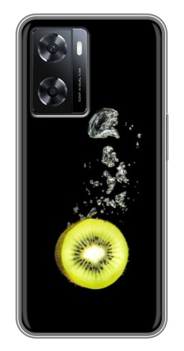 Чехол с печатью "Киви на черном" для Oppo a57s
