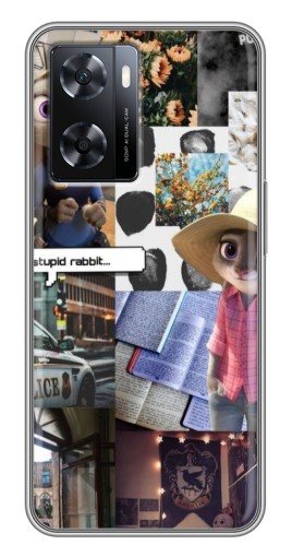 Чехол с картинкой "Коллаж Джуди" для Oppo a57s