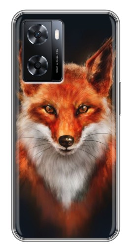 Чехол с принтом "Красивая лиса" для Oppo a57s
