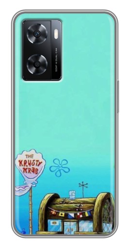 Чехол с печатью "Krusty Krab" для Oppo a57s