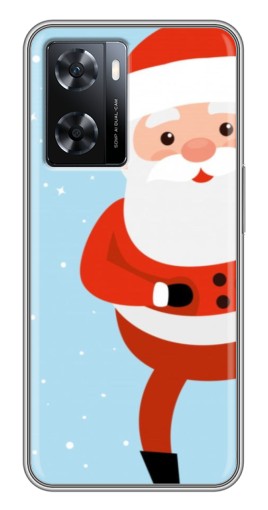 Чехол с принтом "Крутой Дед Мороз" для Oppo a57s