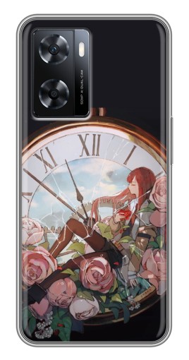 Силиконовый чехол с изображением "Курису  в часах" для Oppo a57s