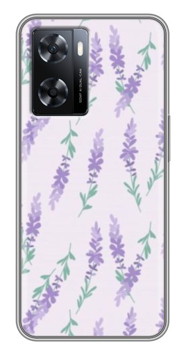 Чехол с принтом "Лавандовый фон " для Oppo a57s