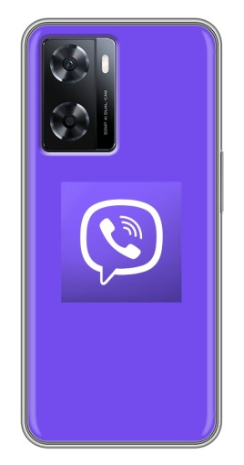 Чехол с картинкой "Лого Viber" для Oppo a57s