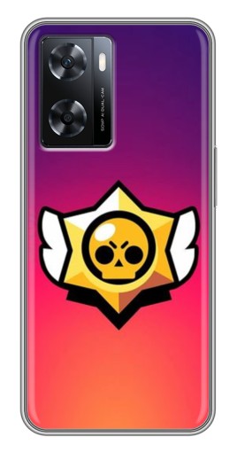 Чехол с принтом "Логотип Brawl Stars" для Oppo a57s