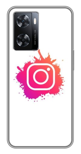 Чехол с печатью "Логотип Инсты" для Oppo a57s