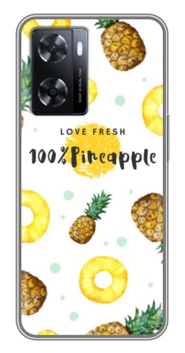 Чехол с принтом "Любовь к ананасам" для Oppo a57s