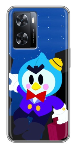 Чехол с печатью "Мистер Пи с чемоданчиком" для Oppo a57s
