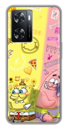 Чехол с картинкой "Модный разговор" для Oppo a57s