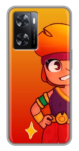 Чехол с печатью "Мультяшная Амбер" для Oppo a57s