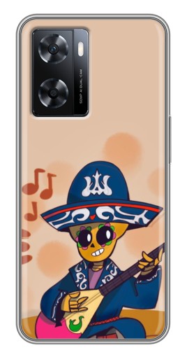 Чехол с принтом "Музыкант Poco" для Oppo a57s