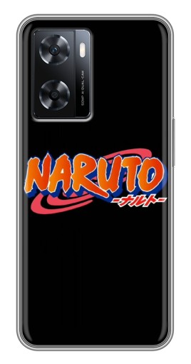Чехол с картинкой "Надпись Naruto" для Oppo a57s