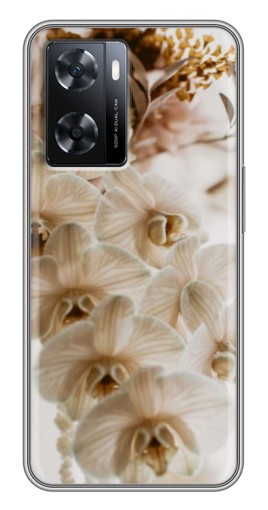 Силиконовый чехол с изображением "Нежная орхидея" для Oppo a57s