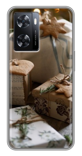 Чехол с печатью "Нежные подарки" для Oppo a57s