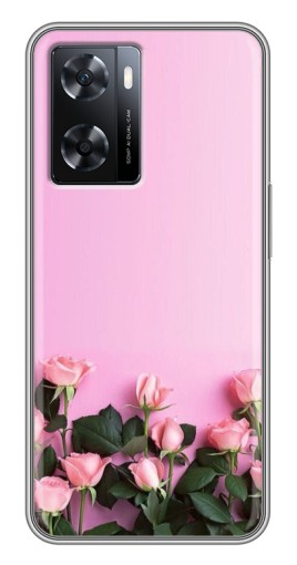 Чехол с картинкой "Нежные розы" для Oppo a57s
