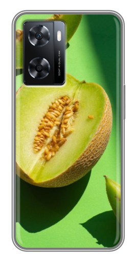Силиконовый чехол с изображением "Сочная Дыня" для Oppo a57s