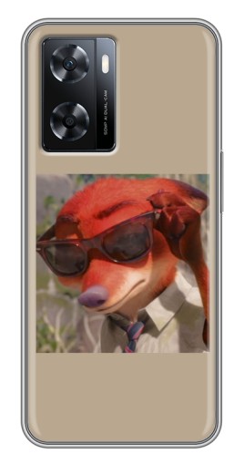 Чехол с печатью "Стильный Ник" для Oppo a57s