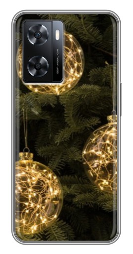 Силиконовый чехол с изображением "Светящиеся игрушки" для Oppo a57s