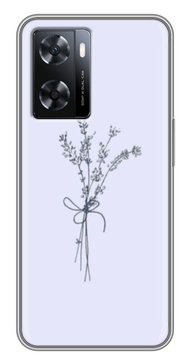 Чехол с картинкой "Веточки лаванды" для Oppo a57s