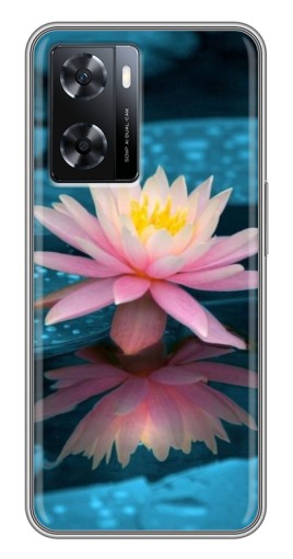 Чехол с принтом "Водяная лилия" для Oppo a57s