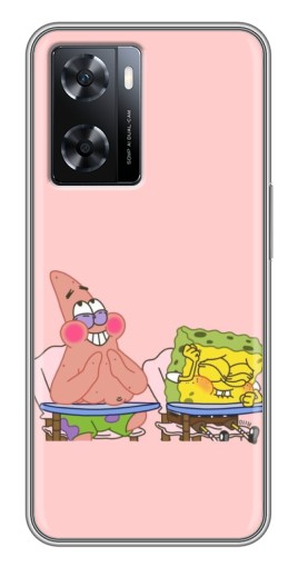 Силиконовый чехол с изображением "За партой" для Oppo a57s